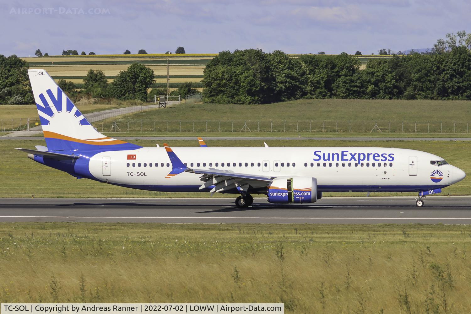 TC-SOL, 2019 Boeing 737-8 MAX C/N 61203, SunExpress Boeing 737 MAX