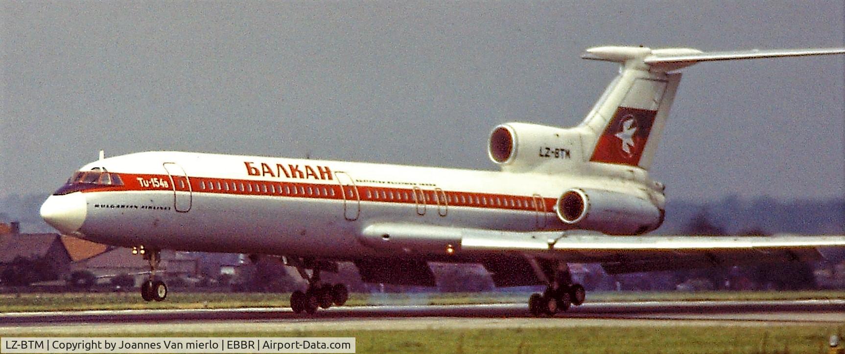 LZ-BTM, 1974 Tupolev Tu-154A C/N 74A054, Slide scan