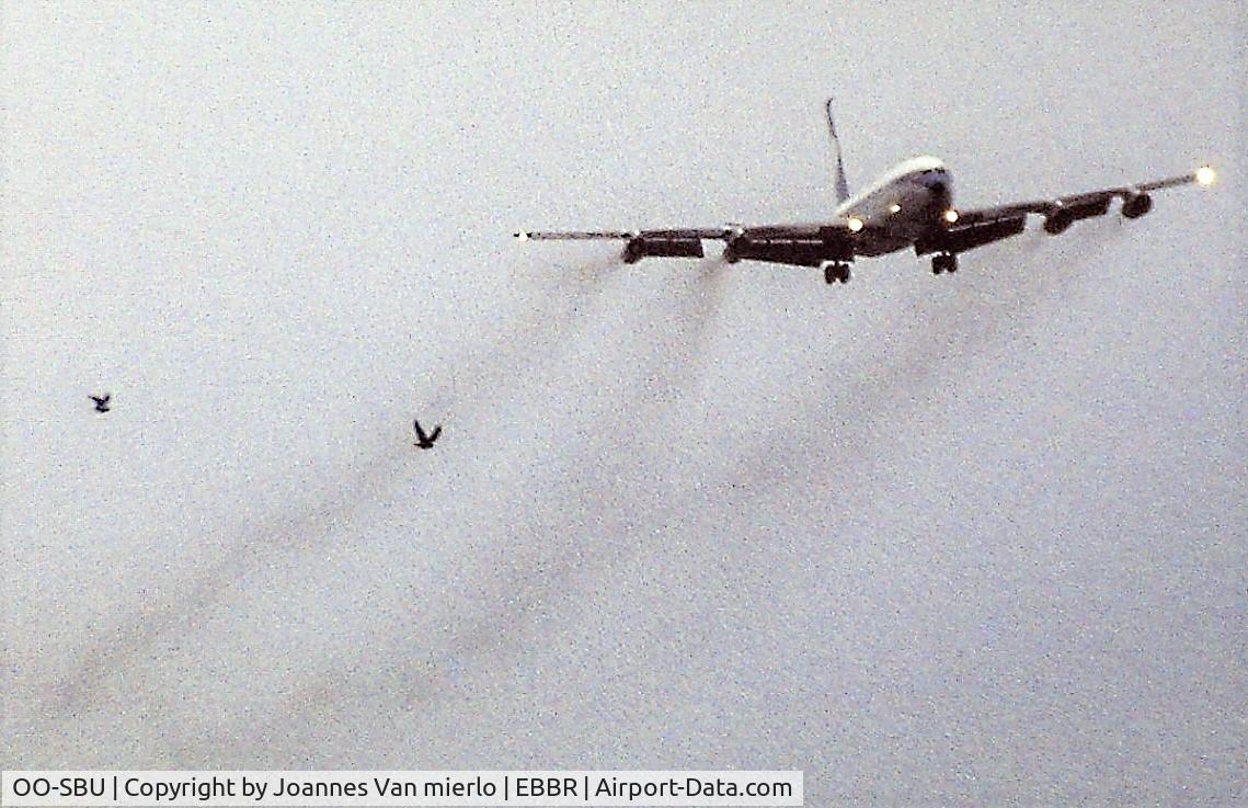 OO-SBU, 1967 Boeing 707-373C (E-8C J-STARS) C/N 19442, Slide scan