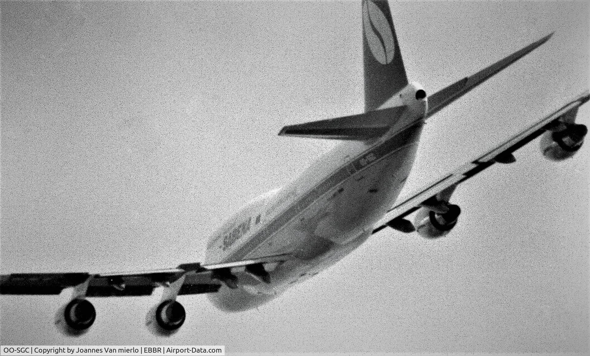 OO-SGC, Boeing 747-329M C/N 23439 / 646, Climbing out of Brussels