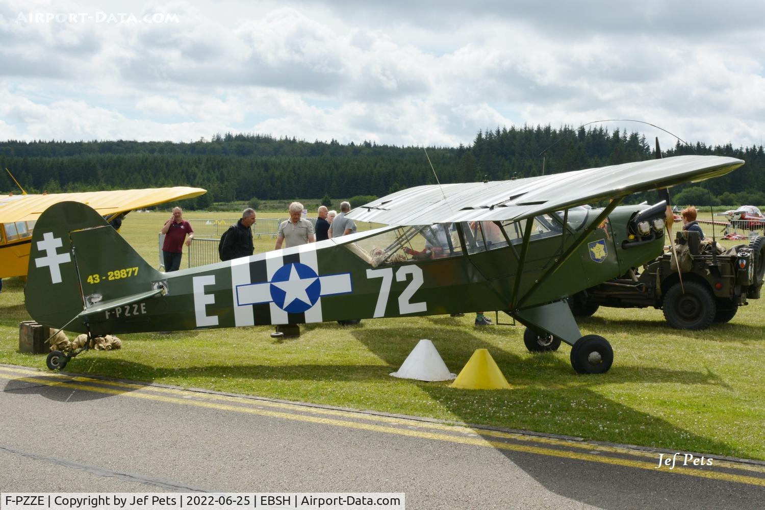 F-PZZE, Wag-Aero Sport Trainer C/N 4145, Fly in Festival at Saint-Hubert.