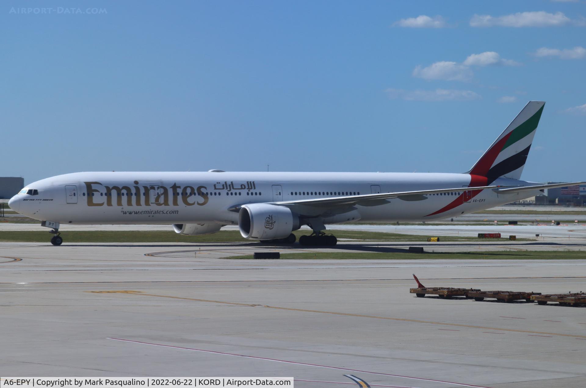 A6-EPY, 2016 Boeing 777-31H/ER C/N 42344, Boeing 777-31H/ER
