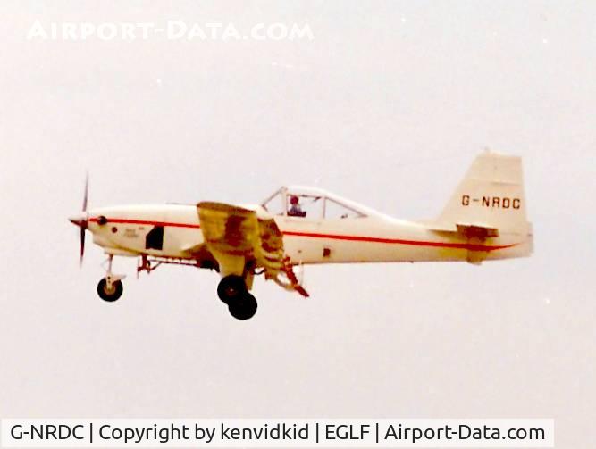 G-NRDC, 1981 NDN NDN-6 Fieldmaster C/N 004, At the 1984 Farnborough International Air Show.