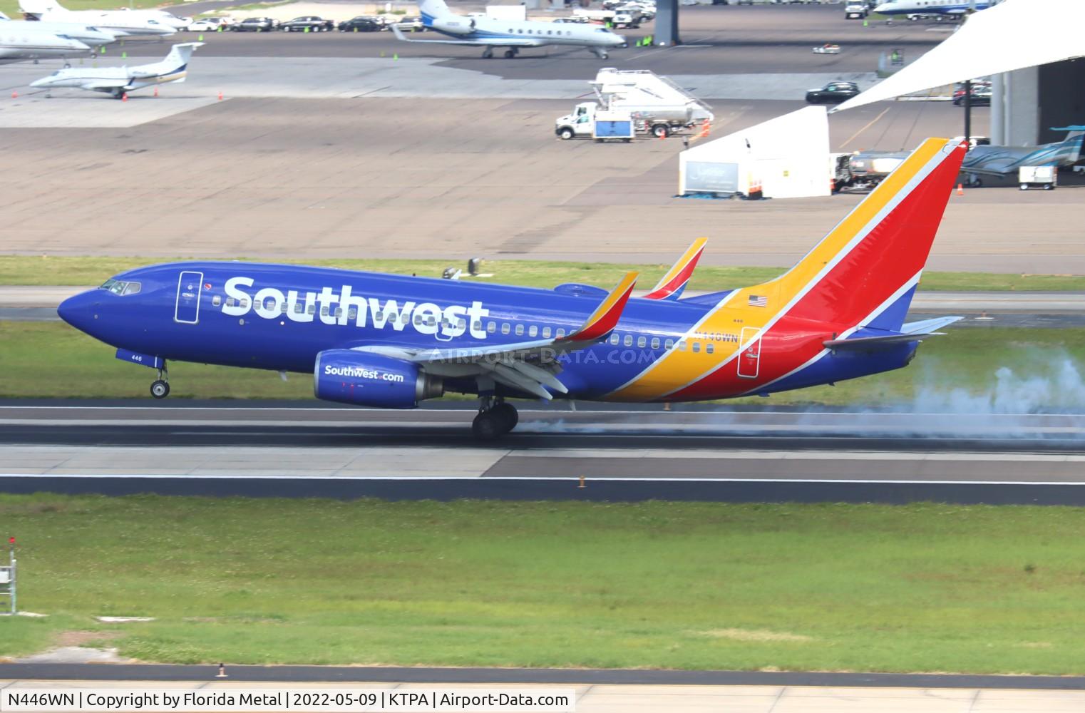 N446WN, 2003 Boeing 737-7H4 C/N 29842, TPA 2022