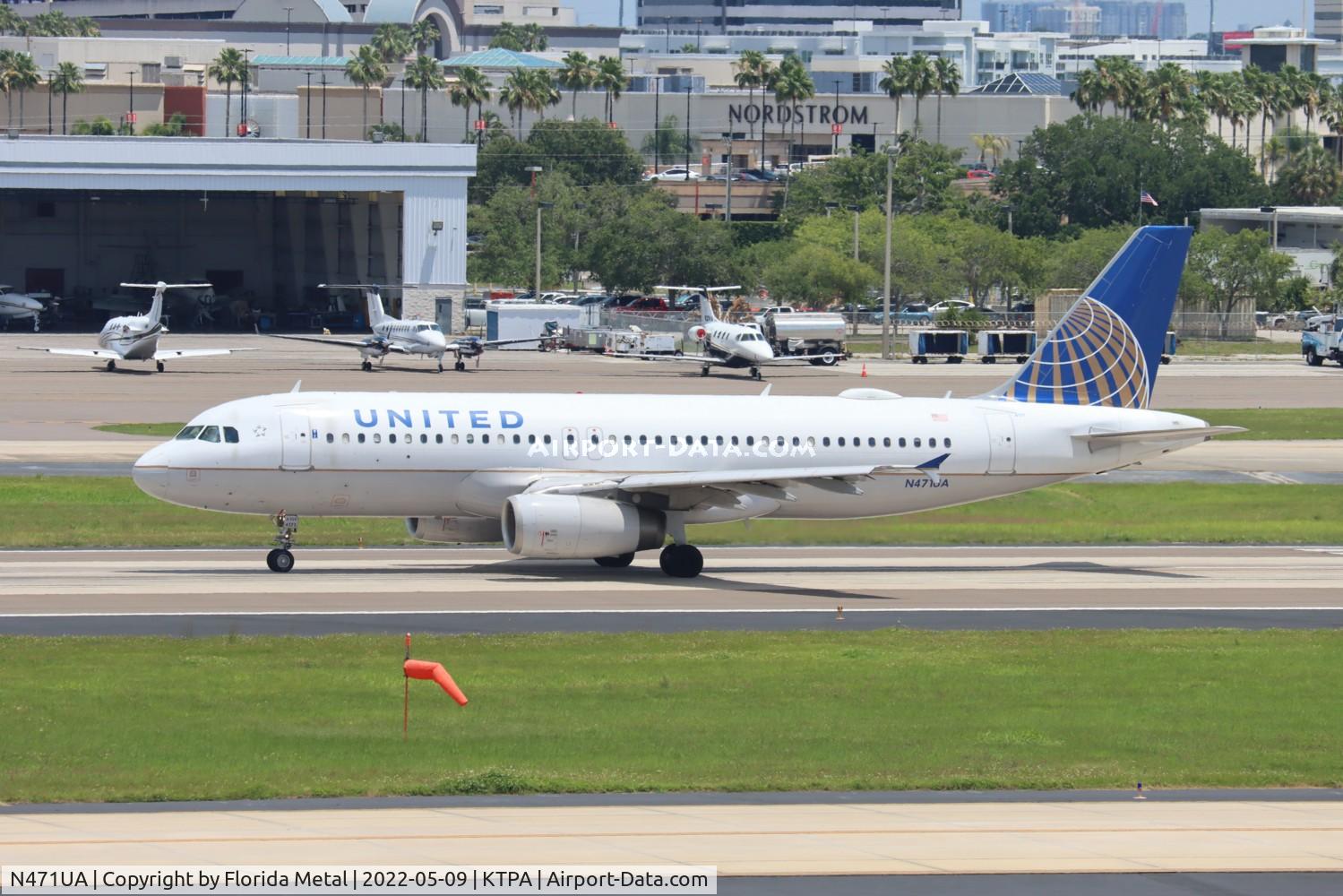 N471UA, 2001 Airbus A320-232 C/N 1432, TPA 2022
