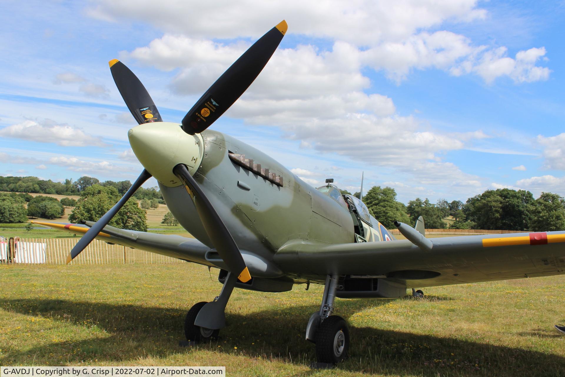 G-AVDJ, 1943 Supermarine 361 Spitfire LF9C C/N CBAF.IX.533, Heveningham Hall Country Fair, Suffolk, UK.