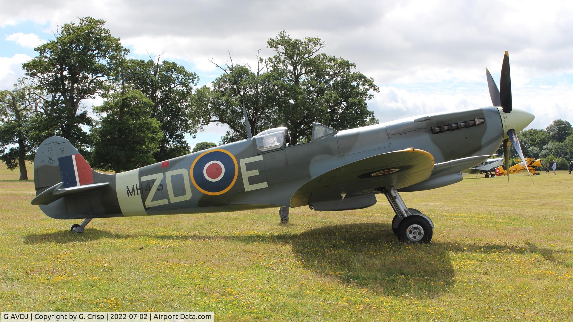 G-AVDJ, 1943 Supermarine 361 Spitfire LF9C C/N CBAF.IX.533, Heveningham Hall Country Fair, Suffolk, UK.