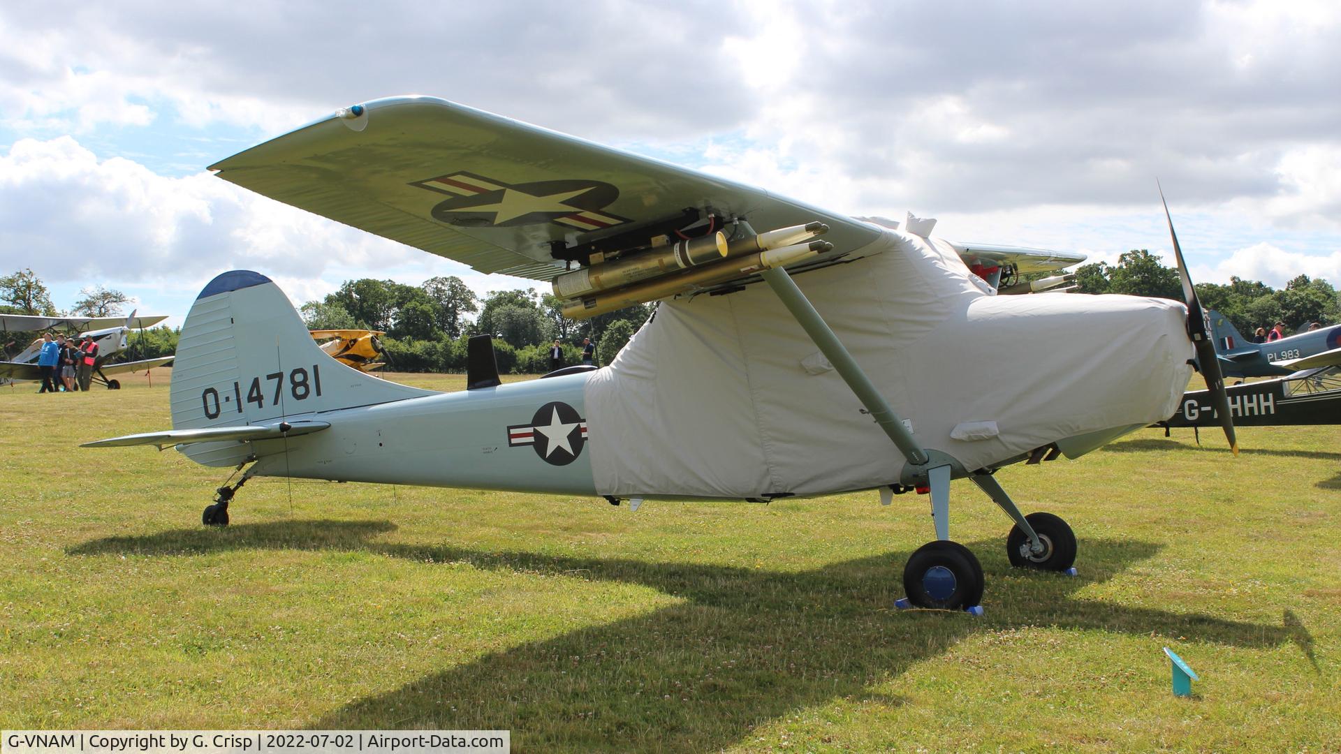 G-VNAM, 1951 Cessna L-19A Bird Dog C/N 21666, Heveningham Hall Country Fair, Suffolk, UK