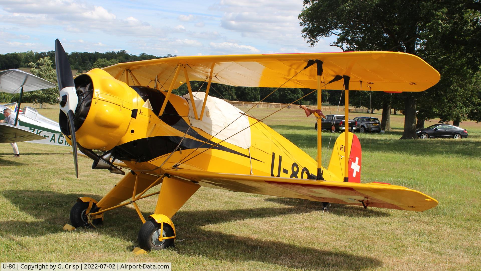 U-80, 1940 Bucker Bu-133C Jungmeister C/N 27, Heveningham Hall Country Fair, Suffolk, UK