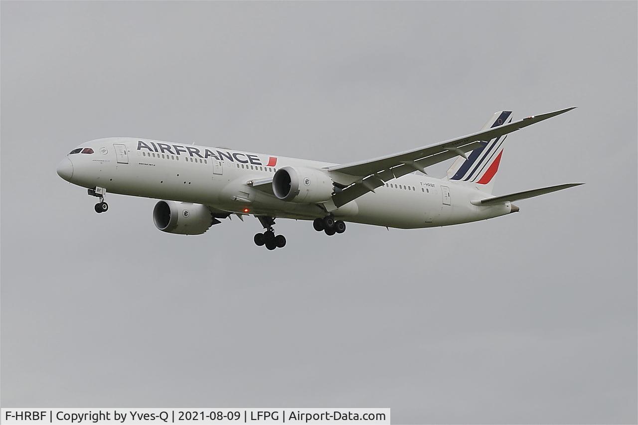 F-HRBF, 2018 Boeing 787-9 Dreamliner Dreamliner C/N 42488, Boeing 787-9 Dreamliner, Short approach rwy 26L, Roissy Charles De Gaulle airport (LFPG-CDG)