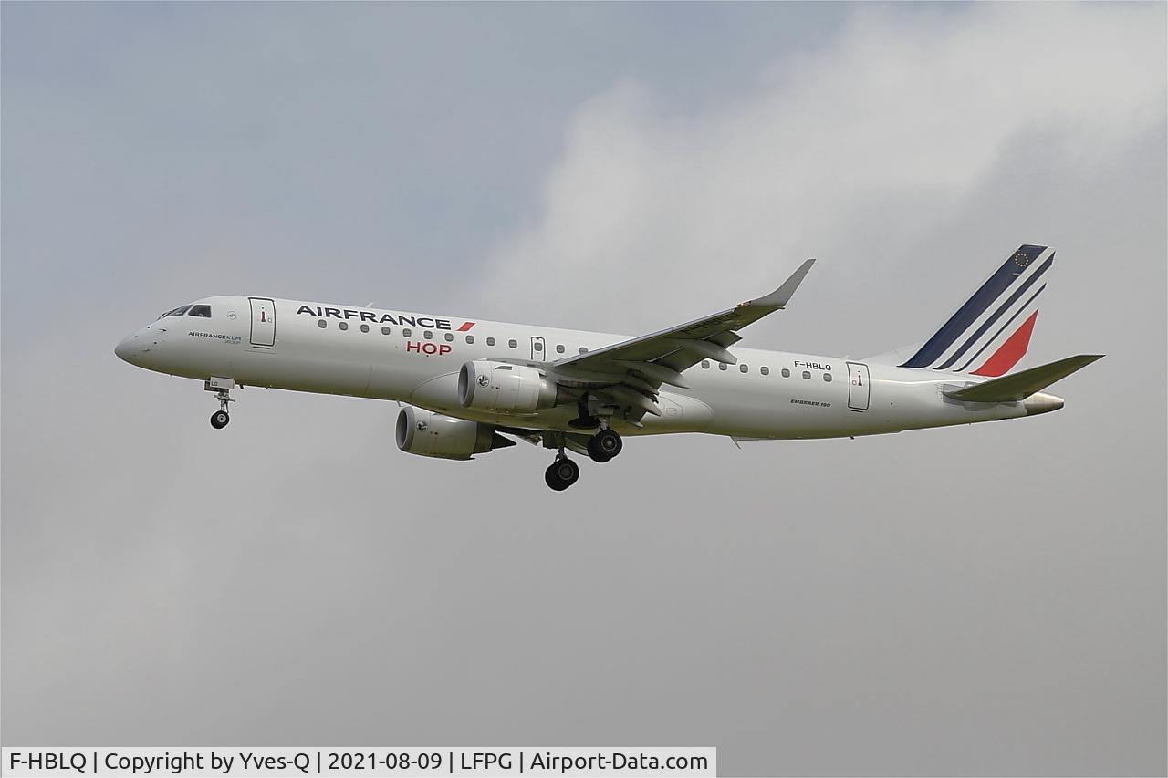 F-HBLQ, 2020 Embraer 190STD (ERJ-190-100STD) C/N 19000773, Embraer 190STD, Short approach rwy 26L, Roissy Charles De Gaulle airport (LFPG-CDG)