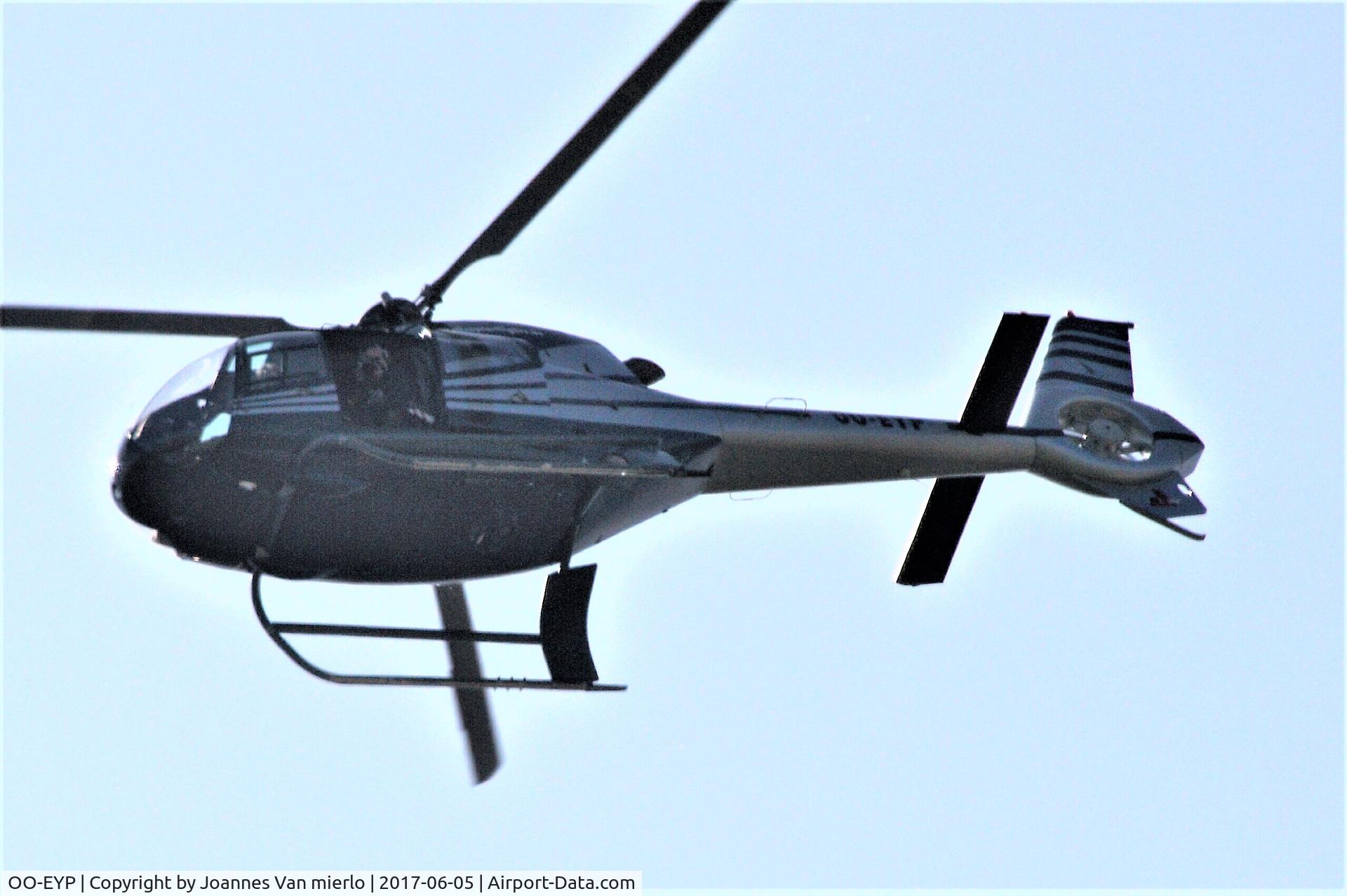 OO-EYP, 2002 Eurocopter EC-120B Colibri C/N 1285, Over Ghent, Belgium