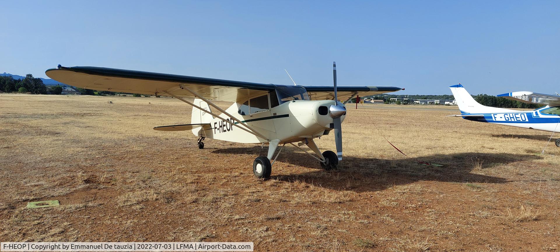 F-HEOP, 1949 Piper PA-16 Clipper C/N 16-475, Aix les milles