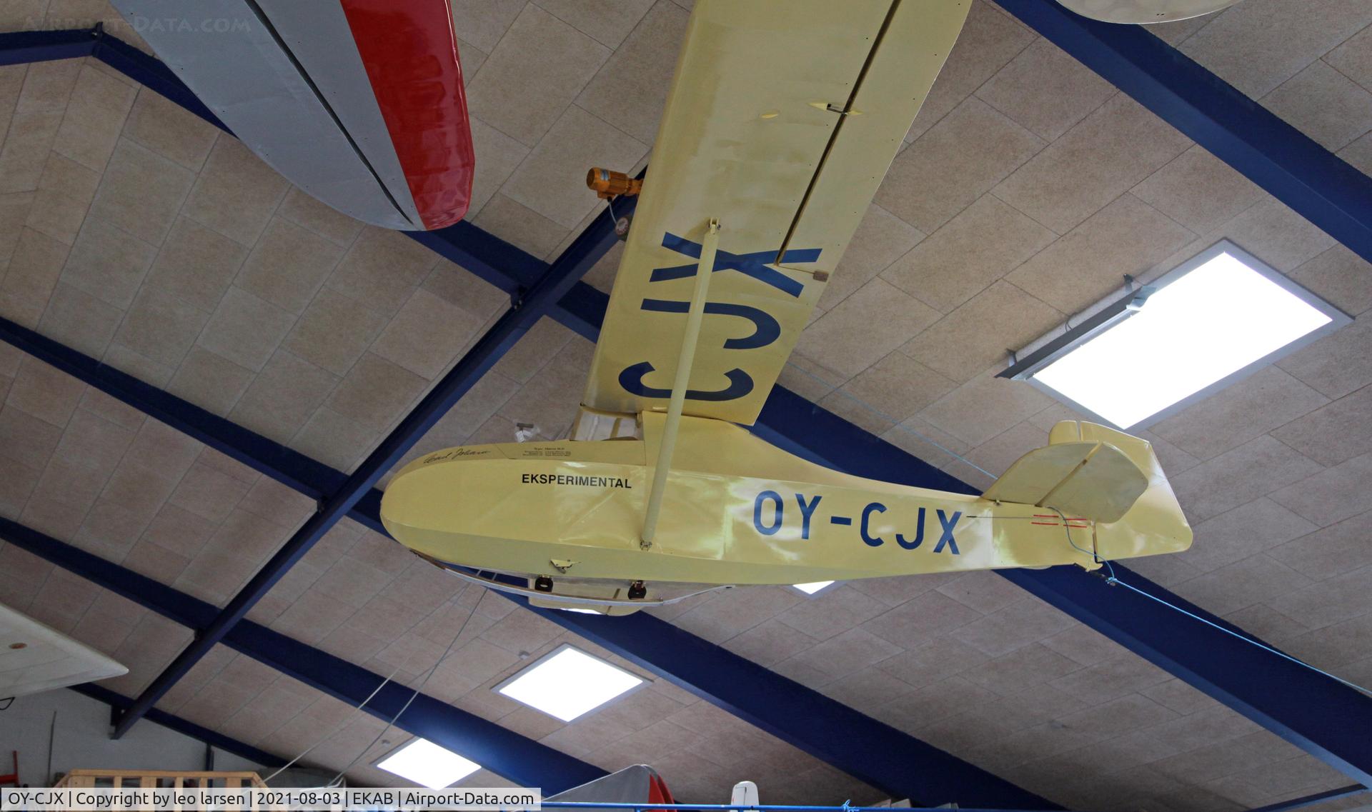 OY-CJX, 1938 Hutter H-17a C/N CJ-1, Arnborg 3.8.2021