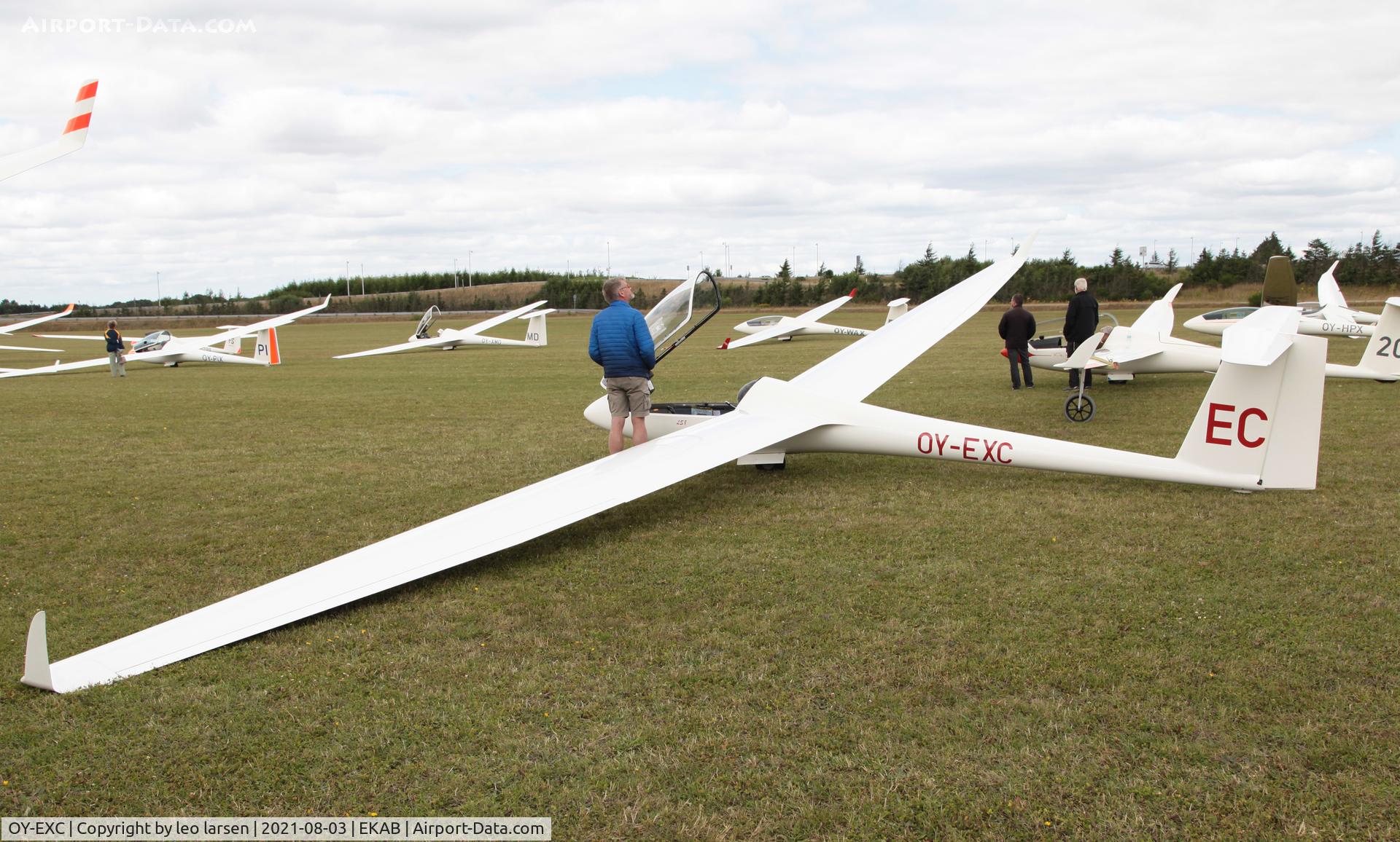 OY-EXC, 1997 Rolladen-Schneider LS-8a C/N 8122, Arnborg 3.8.2021