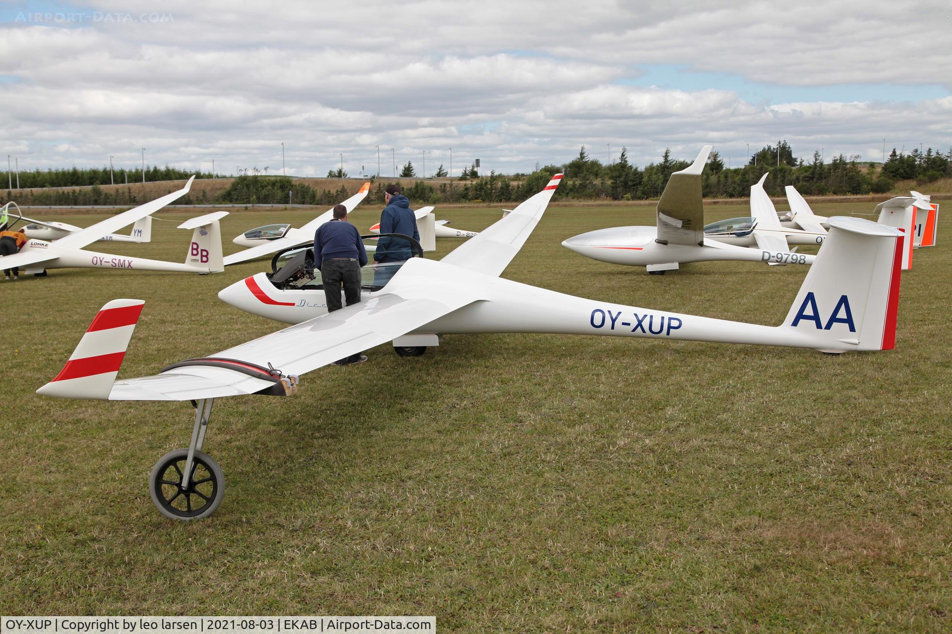 OY-XUP, 2002 Schempp-Hirth Discus 2T C/N 18/139, Arnborg 3.8.2021