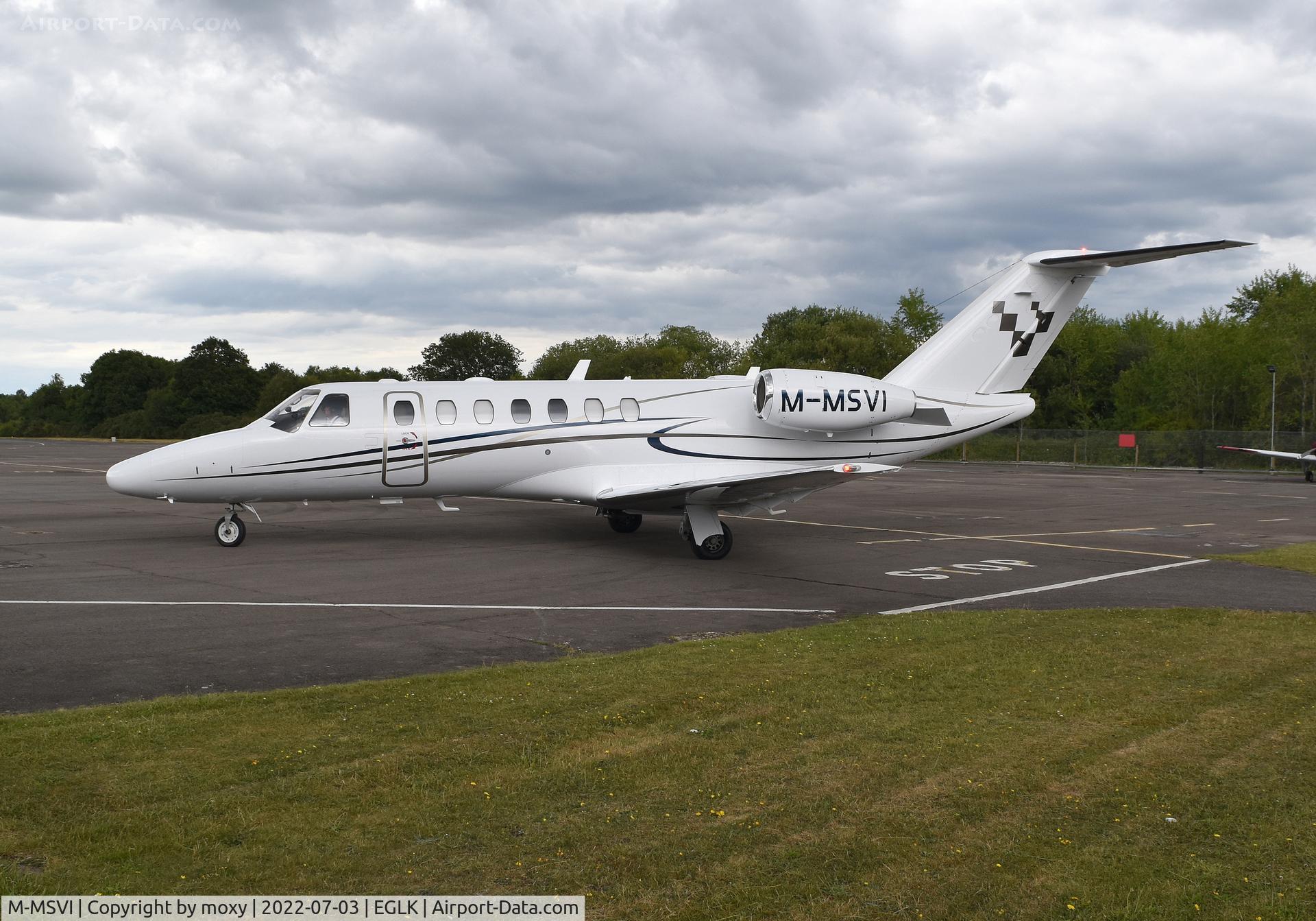 M-MSVI, 2011 Cessna 525B  CitationJet CJ3 C/N 525B-0361, Cessna 525B CitationJet CJ3 departing Blackbushe.