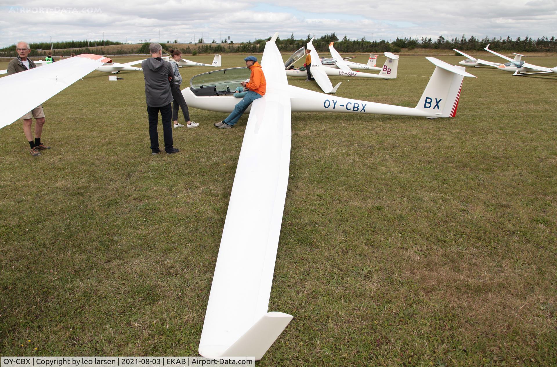 OY-CBX, 1981 Schempp-Hirth Ventus B/16.6 C/N 51, Arnborg 3.8.2021