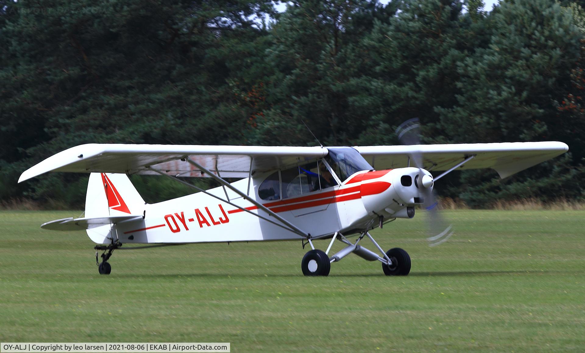OY-ALJ, 1964 Piper PA-18-150 Super Cub C/N 18-8220, Arnborg 6.8.2021