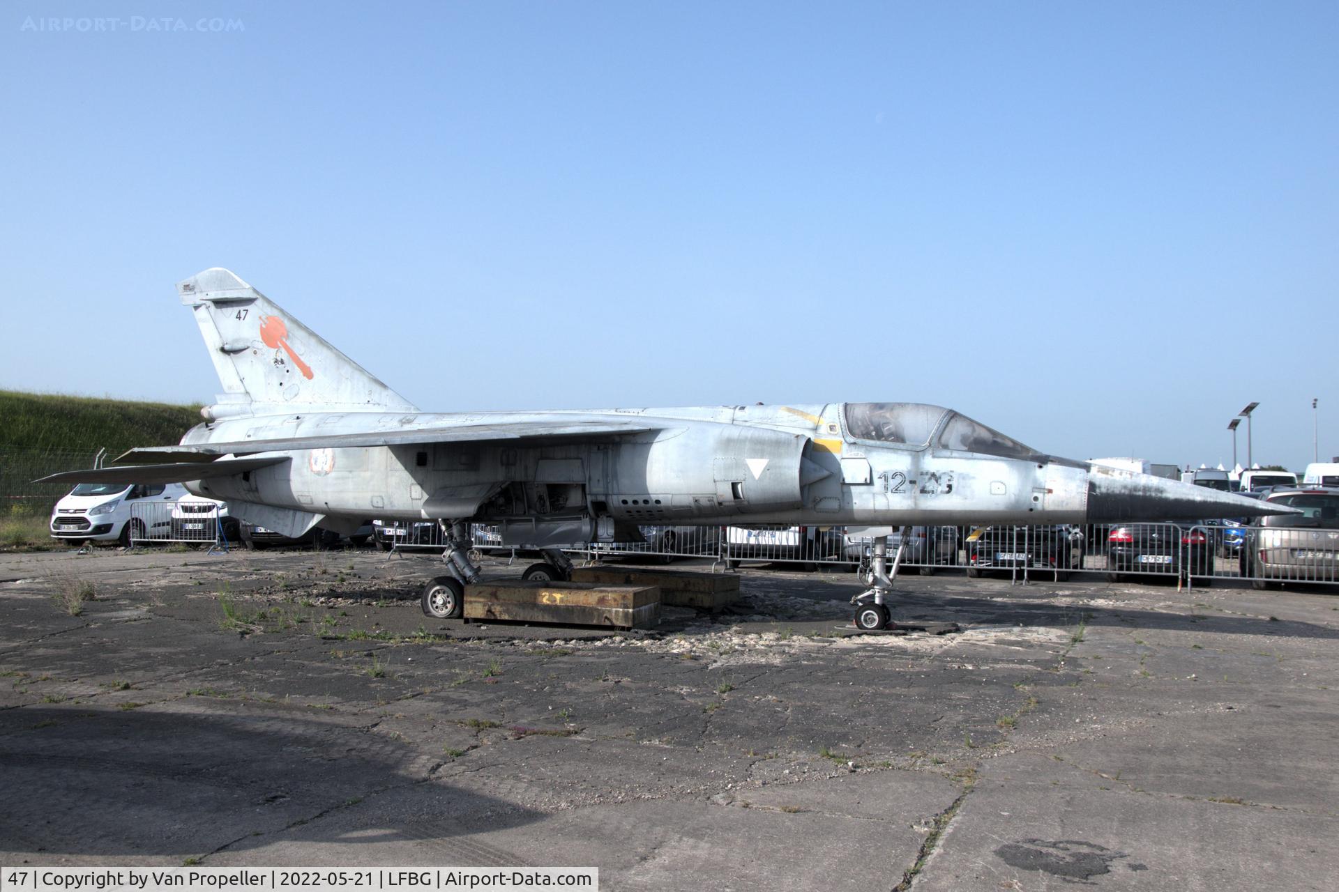 47, Dassault Mirage F.1C C/N 47, Dassault Mirage F1C of the French Air Force now at BA709 Cognac - Châteaubernard, France, 21-05-2022