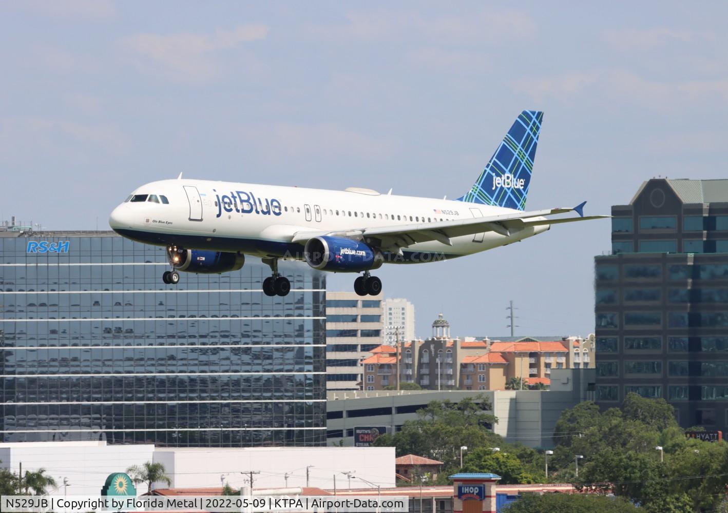 N529JB, 2001 Airbus A320-232 C/N 1610, TPA 2022