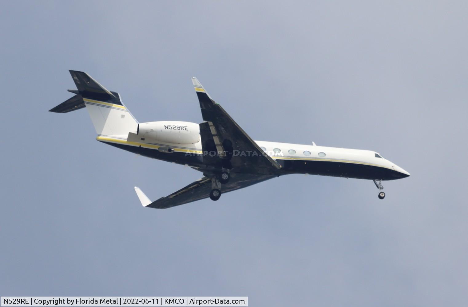 N529RE, 1999 Gulfstream Aerospace G-V C/N 574, MCO 2022   -ex NIKE plane