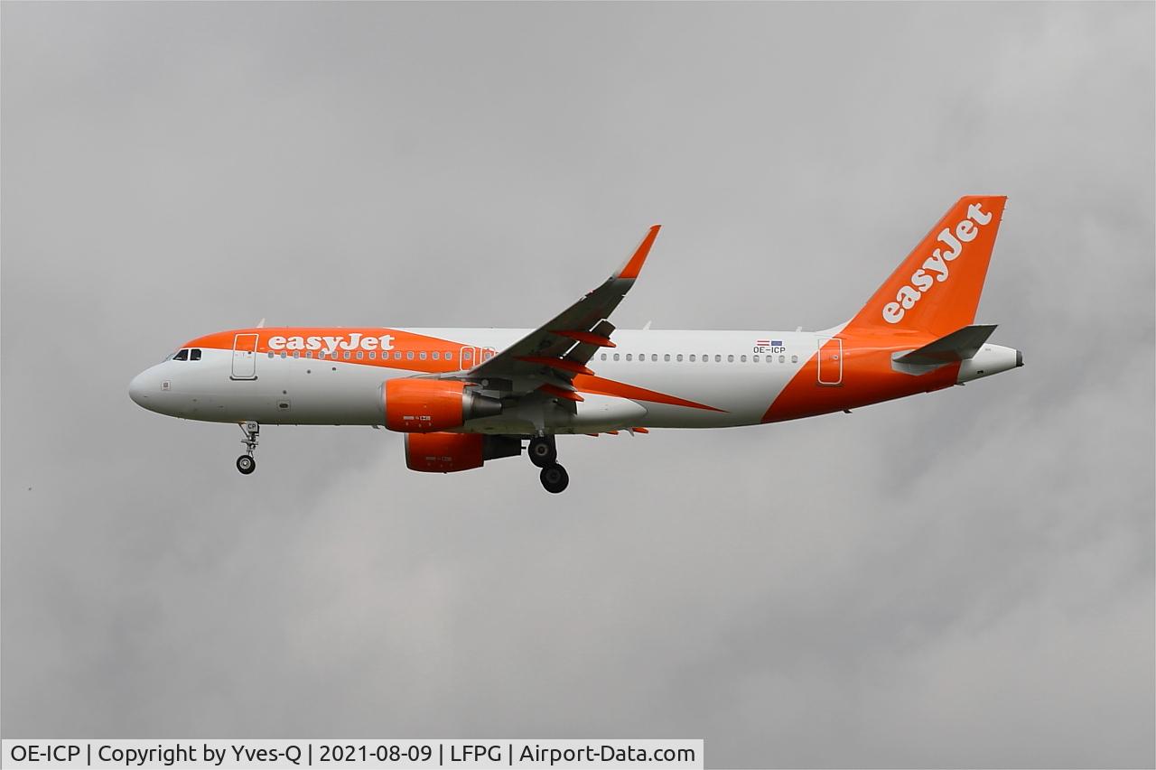 OE-ICP, 2015 Airbus A320-214 C/N 6605, Airbus A320-214, On final rwy 26L, Roissy Charles De Gaulle airport (LFPG-CDG)