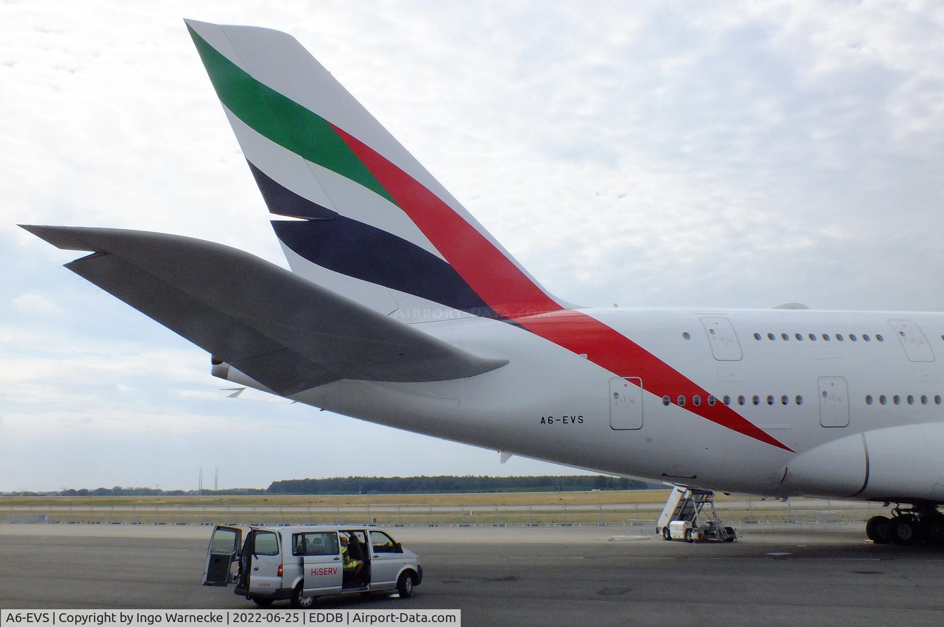 A6-EVS, 2021 Airbus A 380-842 C/N 272, Airbus A380-842 of Emirates at ILA 2022, Berlin