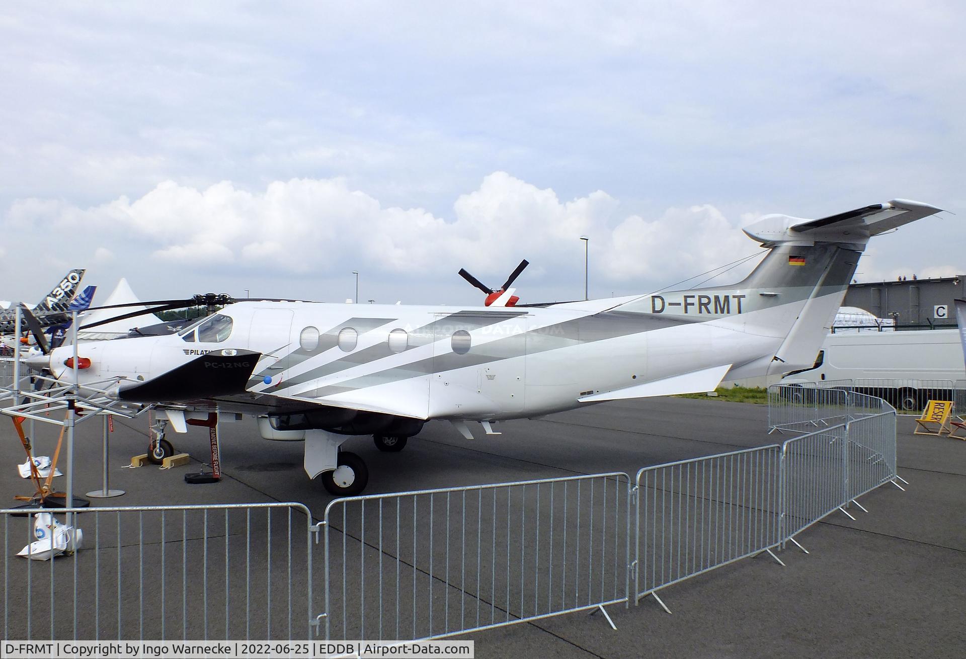 D-FRMT, 2009 Pilatus PC-12/47E NG C/N 1186, Pilatus PC-12/47E NG of E.I.S. Aircraft at ILA 2022, Berlin