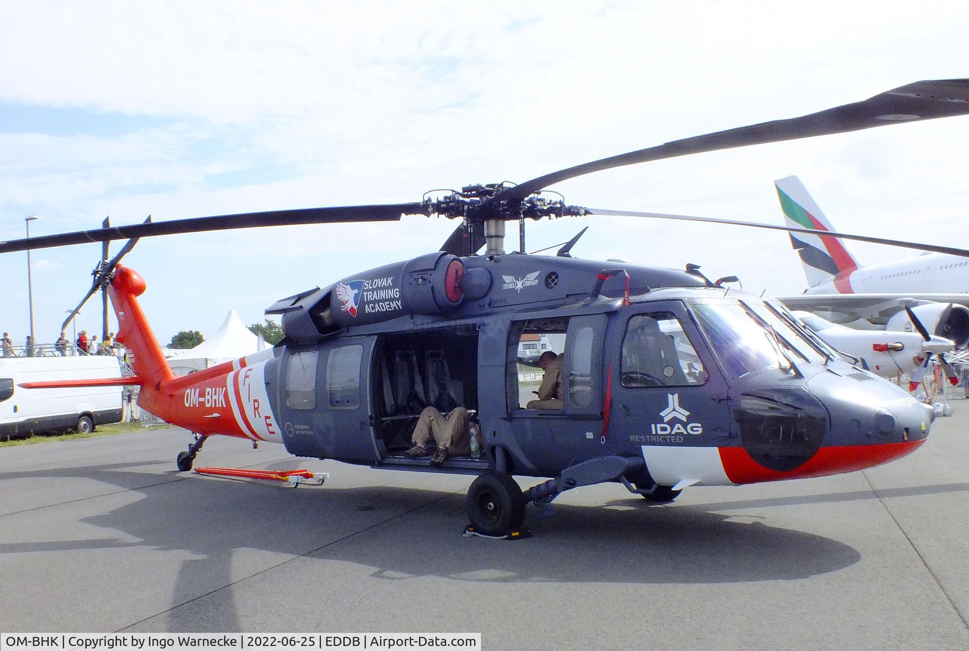 OM-BHK, 1981 Sikorsky UH-60A Black Hawk C/N 70273, Sikorsky UH-60A Black Hawk of Slovak Training Academy at ILA 2022, Berlin