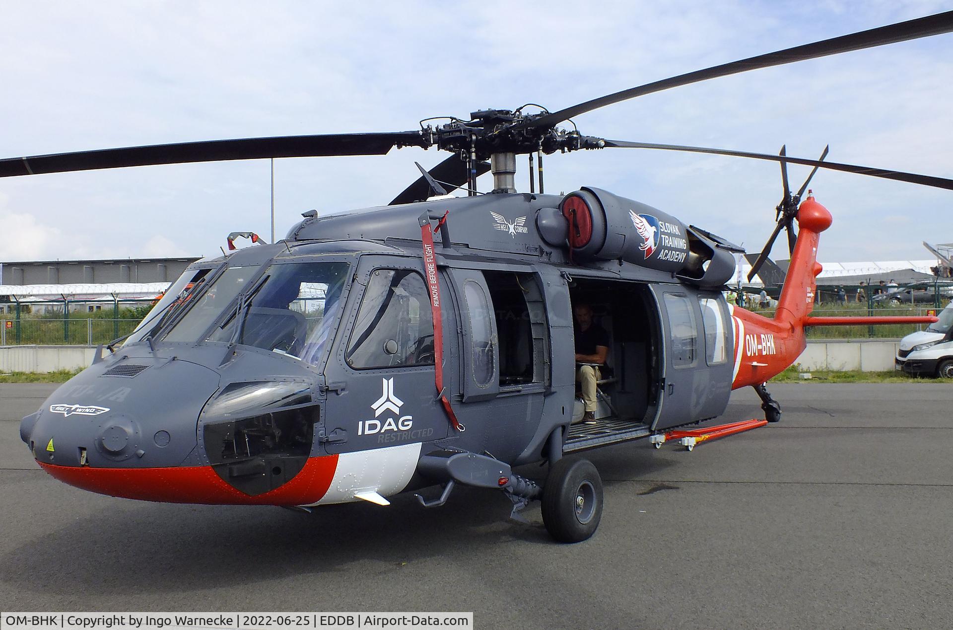 OM-BHK, 1981 Sikorsky UH-60A Black Hawk C/N 70273, Sikorsky UH-60A Black Hawk of Slovak Training Academy at ILA 2022, Berlin