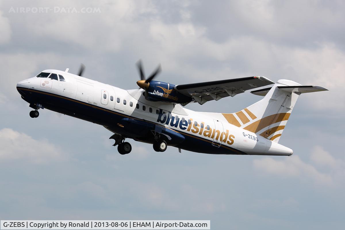 G-ZEBS, 1987 ATR 42-320 C/N 066, at spl