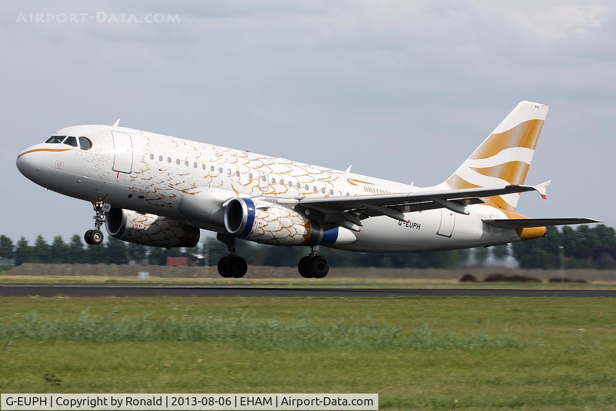 G-EUPH, 2000 Airbus A319-131 C/N 1225, at spl