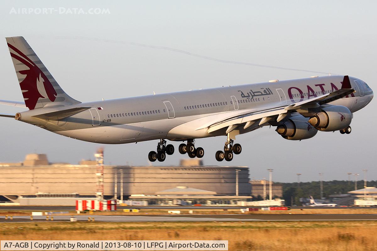 A7-AGB, 2005 Airbus A340-642X C/N 715, at cdg