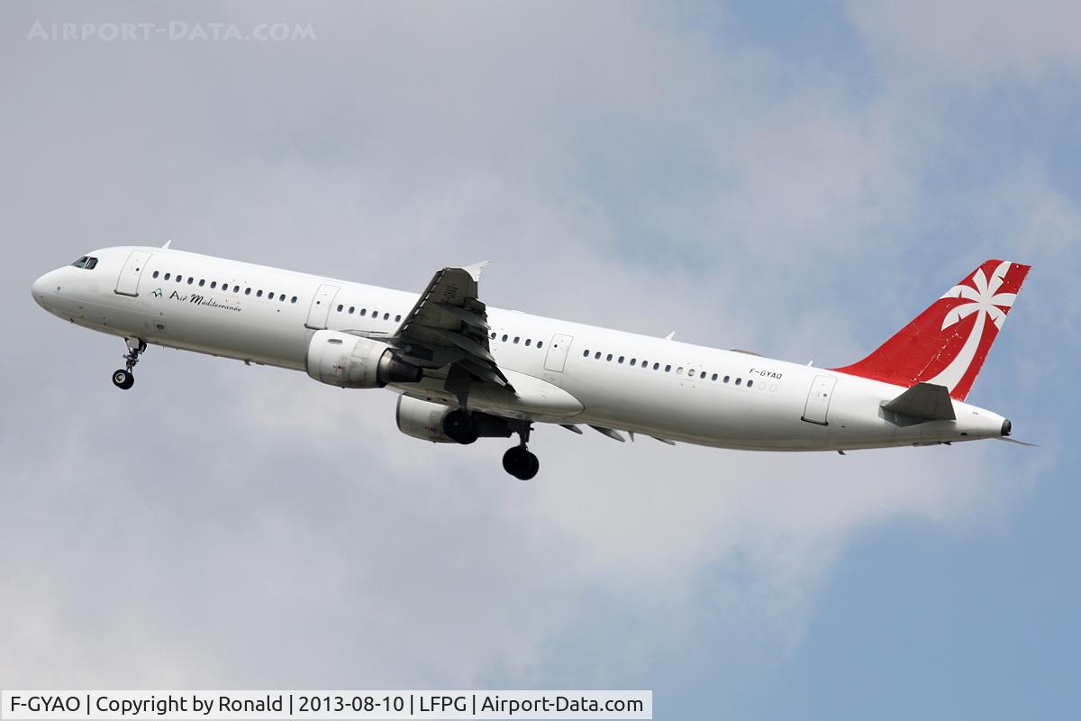 F-GYAO, 1997 Airbus A321-112 C/N 642, at cdg