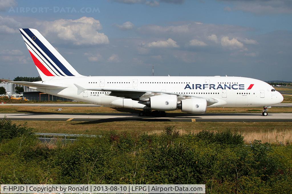 F-HPJD, 2010 Airbus A380-861 C/N 049, at cdg