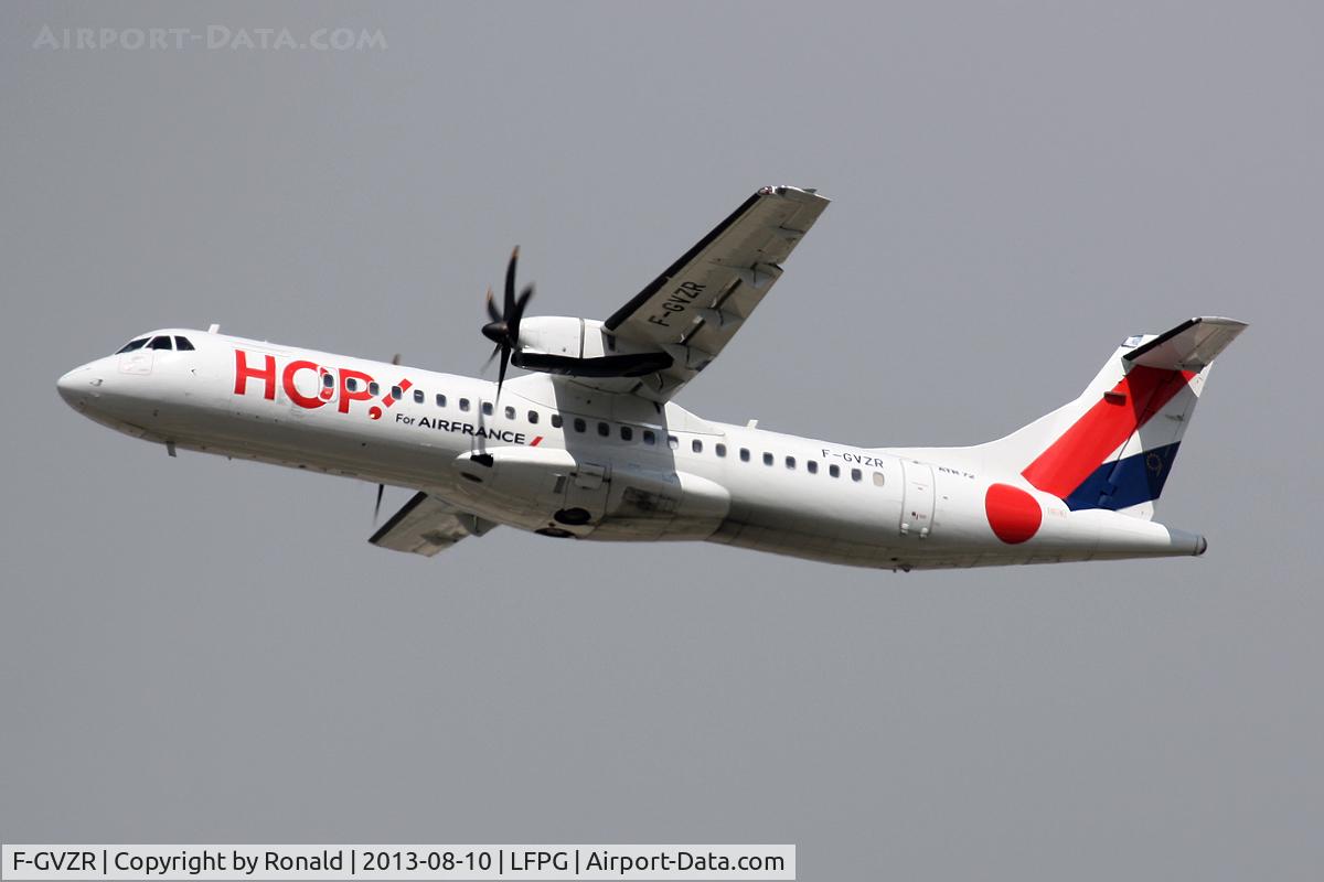 F-GVZR, 1997 ATR 72-212A C/N 498, at cdg