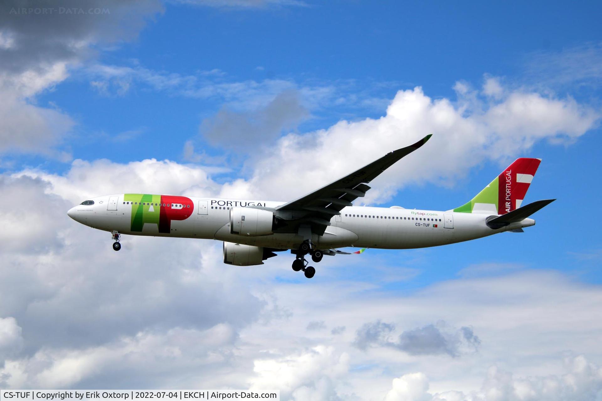 CS-TUF, 2019 Airbus A330-941N C/N 1900, CS-TUF landing rw 22L
