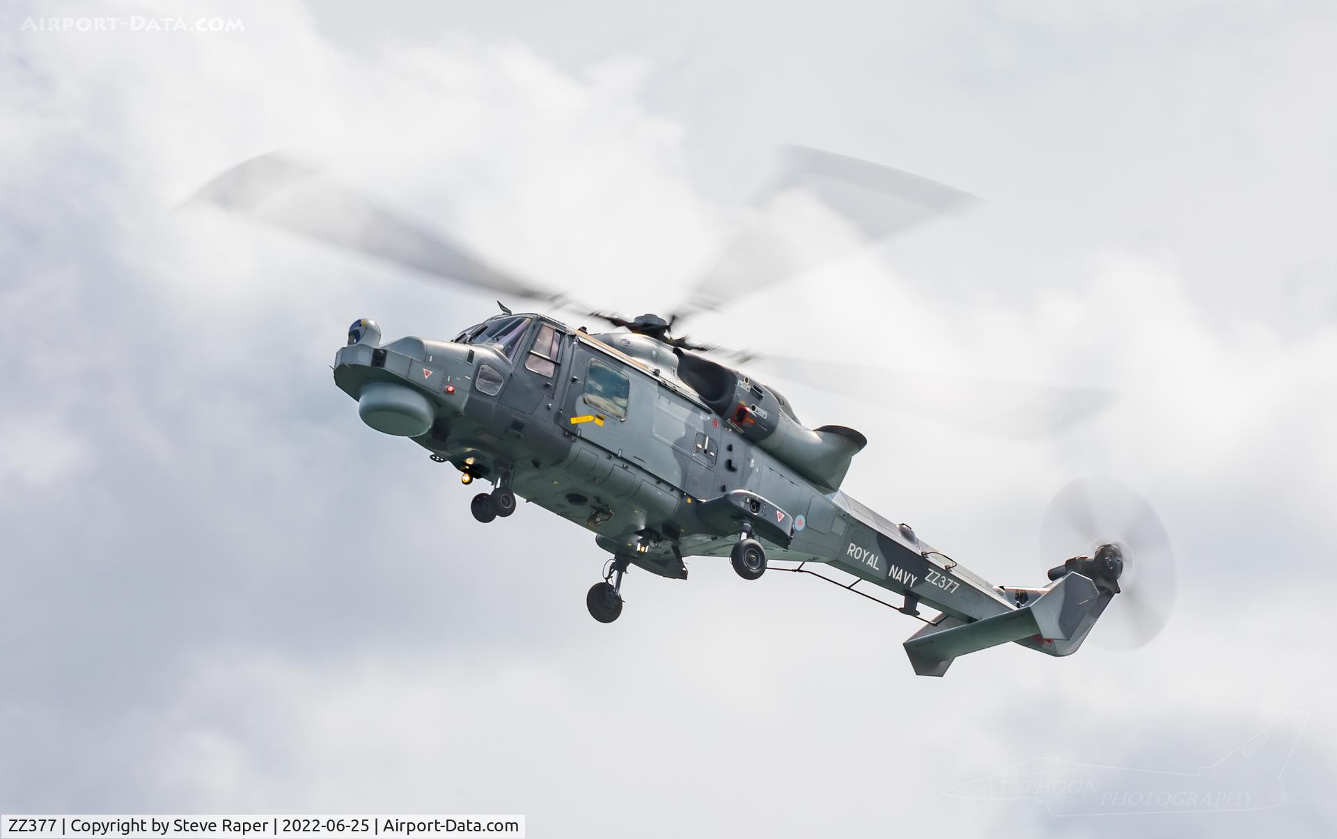 ZZ377, 2013 AgustaWestland AW-159 Wildcat HMA.2 C/N 496, Armed Forces Day Scarborough