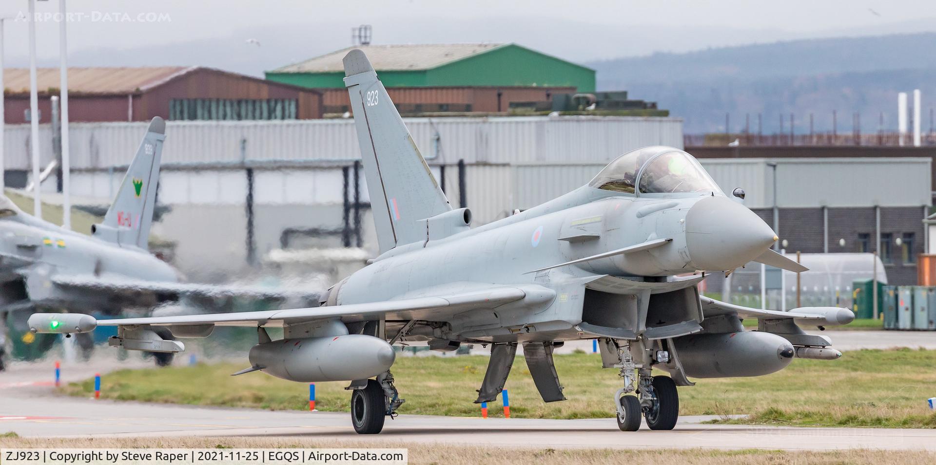 ZJ923, 2007 Eurofighter EF-2000 Typhoon FGR4 C/N 0075/BS014, RAF Lossiemouth