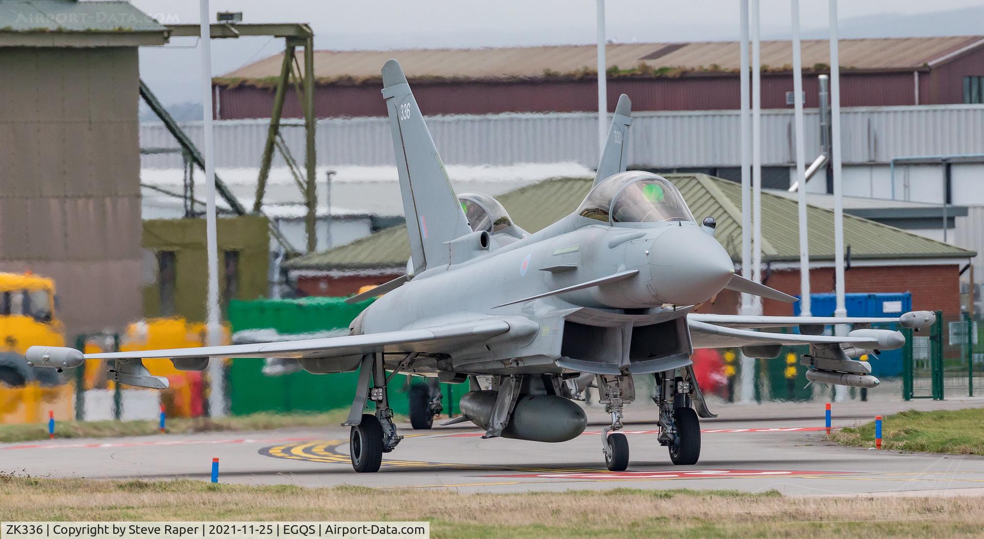 ZK336, 2012 Eurofighter EF-2000 Typhoon FGR4 C/N BS097, RAF Lossiemouth