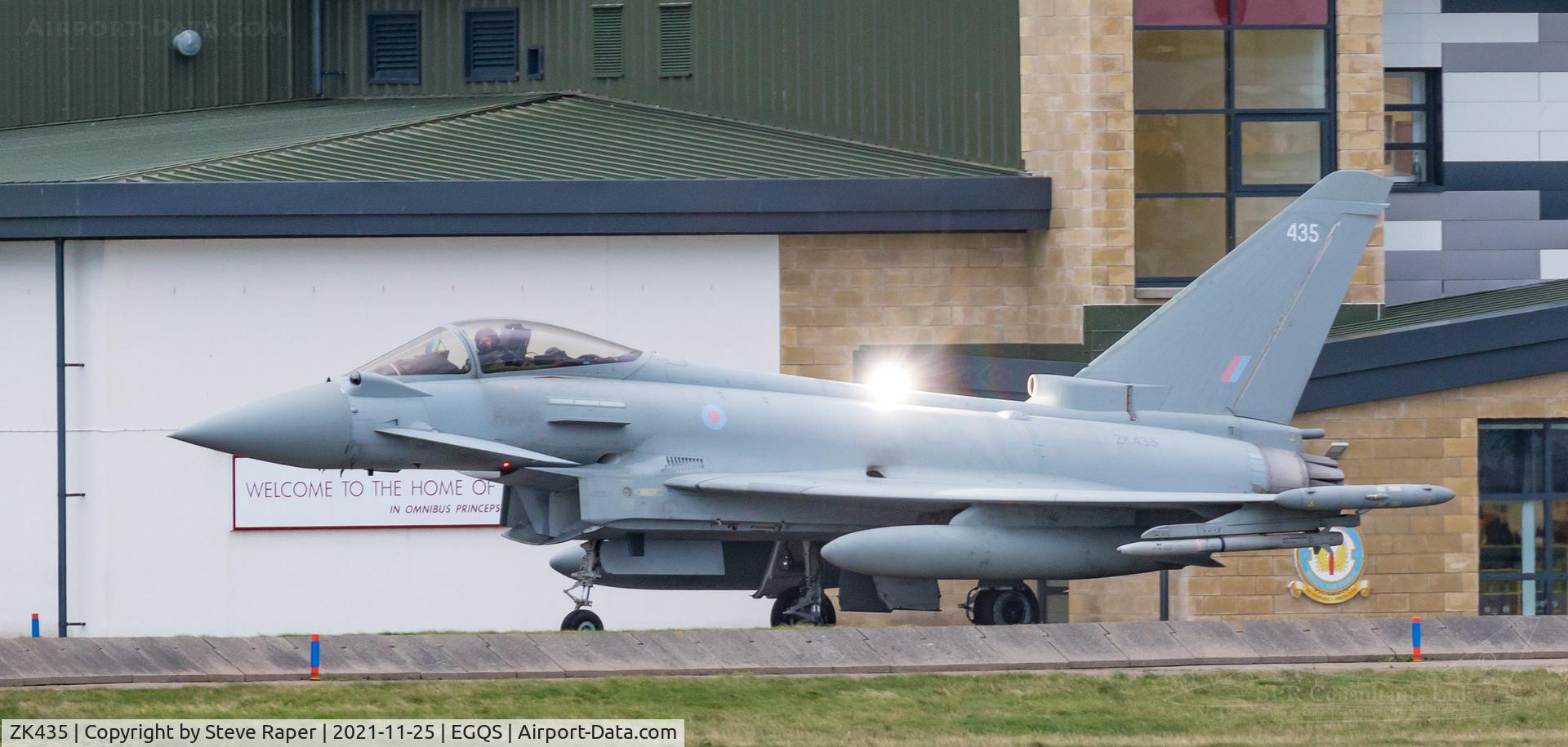 ZK435, 2018 Eurofighter EF-2000 Typhoon FGR4 C/N BS151, RAF Lossiemouth