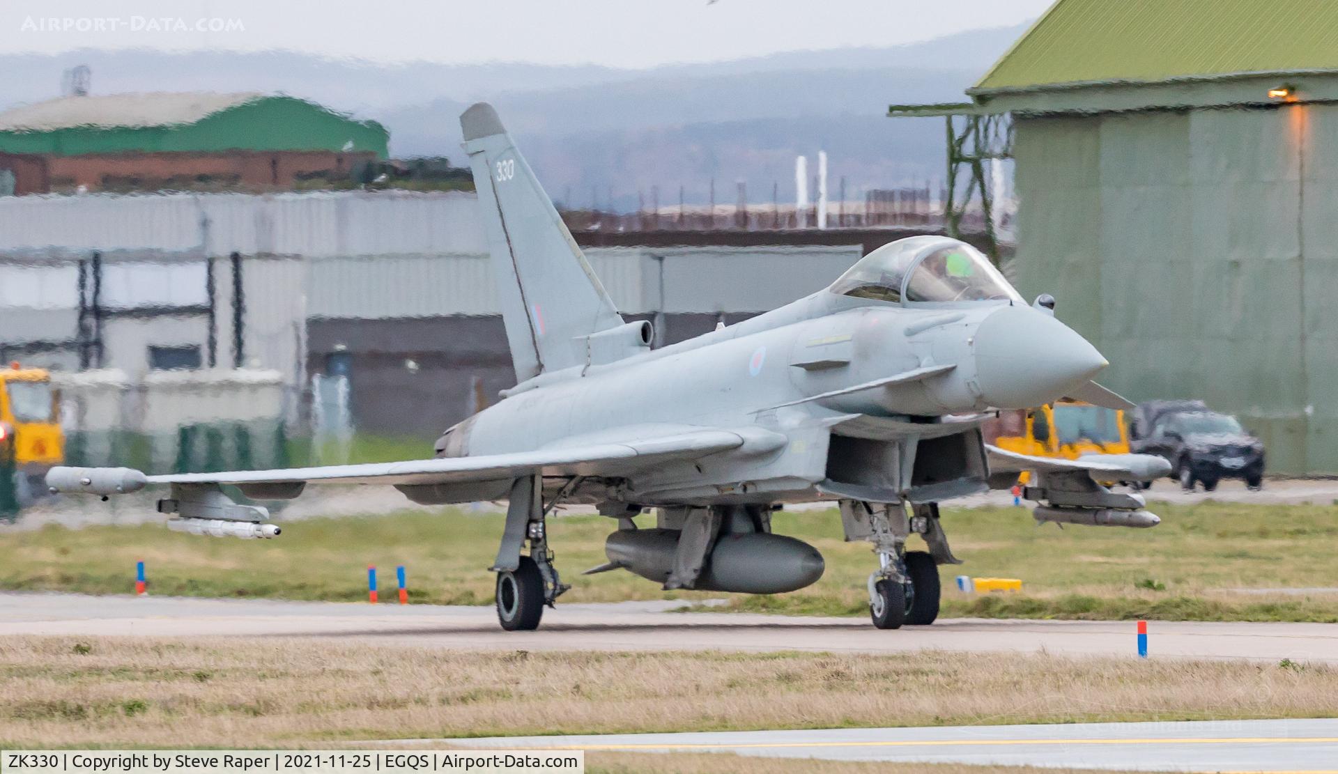 ZK330, 2011 Eurofighter EF-2000 Typhoon FGR.4 C/N BS091/340, RAF Lossiemouth