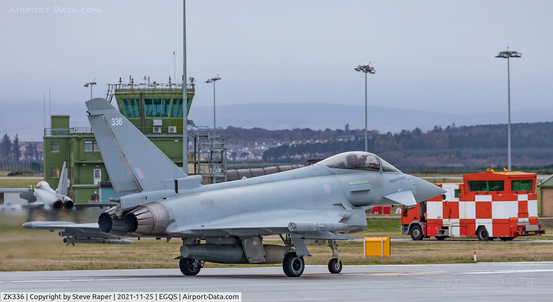 ZK336, 2012 Eurofighter EF-2000 Typhoon FGR4 C/N BS097, Ready for departure RAF Lossiemouth