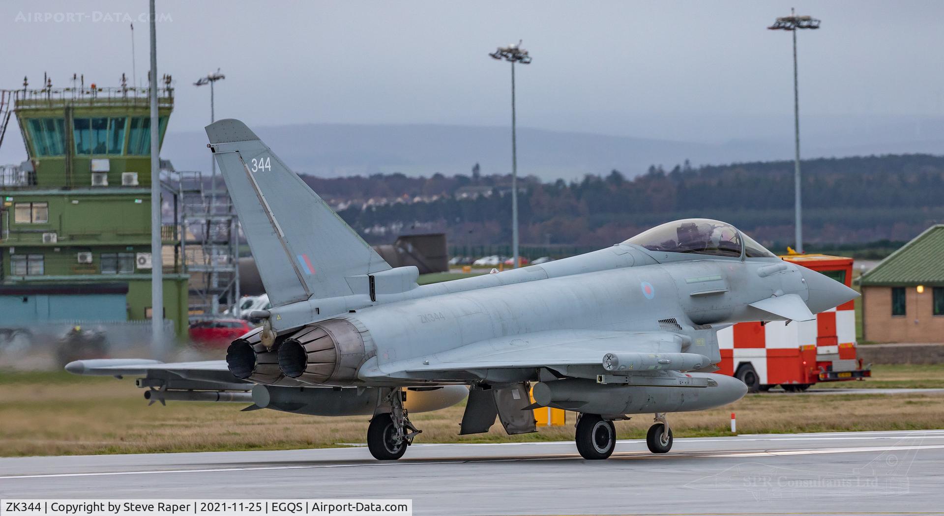 ZK344, 2012 Eurofighter EF-2000 Typhoon FGR4 C/N BS105/384, Ready to go RAF Lossiemouth