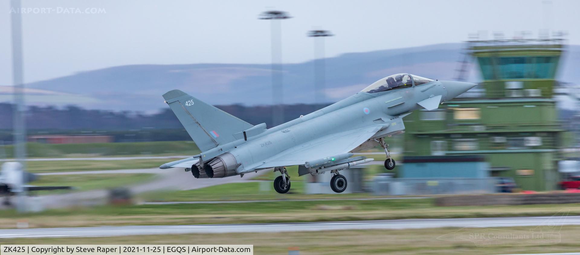 ZK425, 2018 Eurofighter EF-2000 Typhoon FGR.4 C/N BS141, about to touchdown close to dusk at RAF Lossiemouth
One of my favourite shots