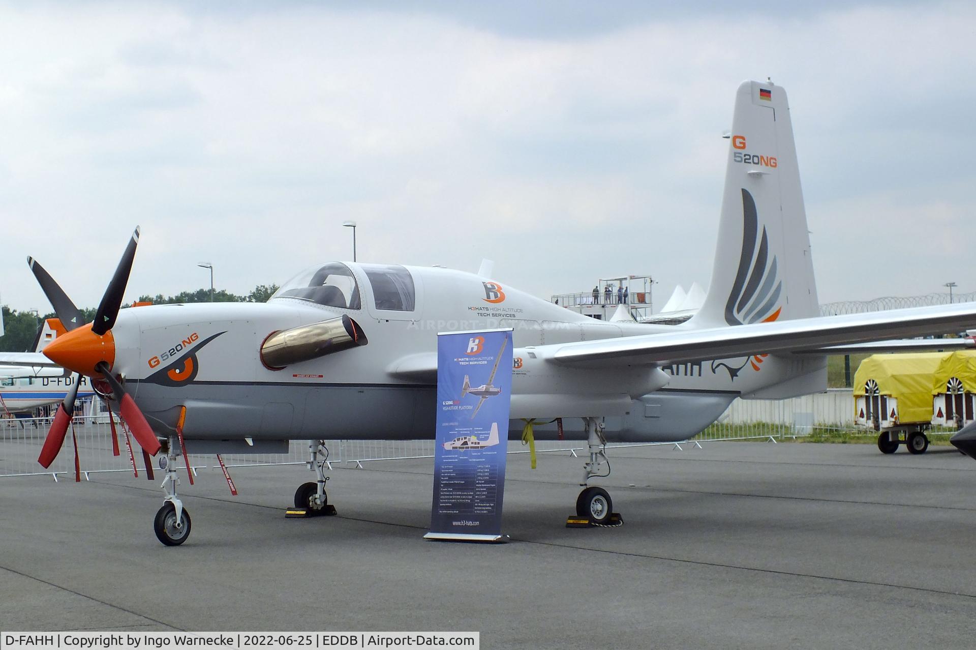 D-FAHH, 1991 Grob G-520 Egrett II C/N 10005, Grob G.520NG Egrett II at ILA 2022, Berlin
