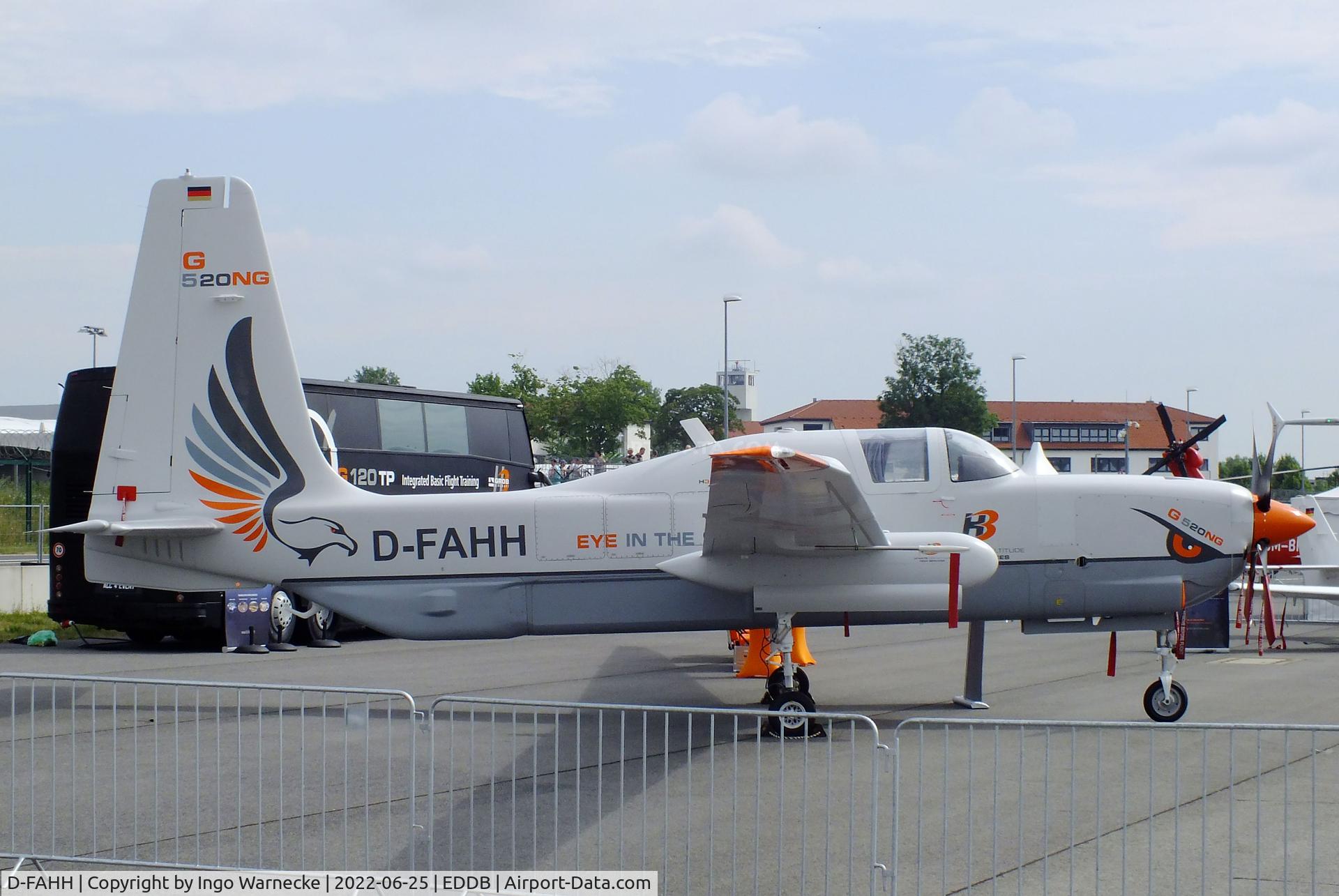 D-FAHH, 1991 Grob G-520 Egrett II C/N 10005, Grob G.520NG Egrett II at ILA 2022, Berlin