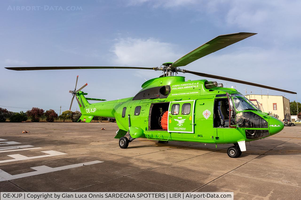 OE-XJP, 1983 Aerospatiale AS-332L Super Puma C/N 2102, NEW CAMOUFLAGE