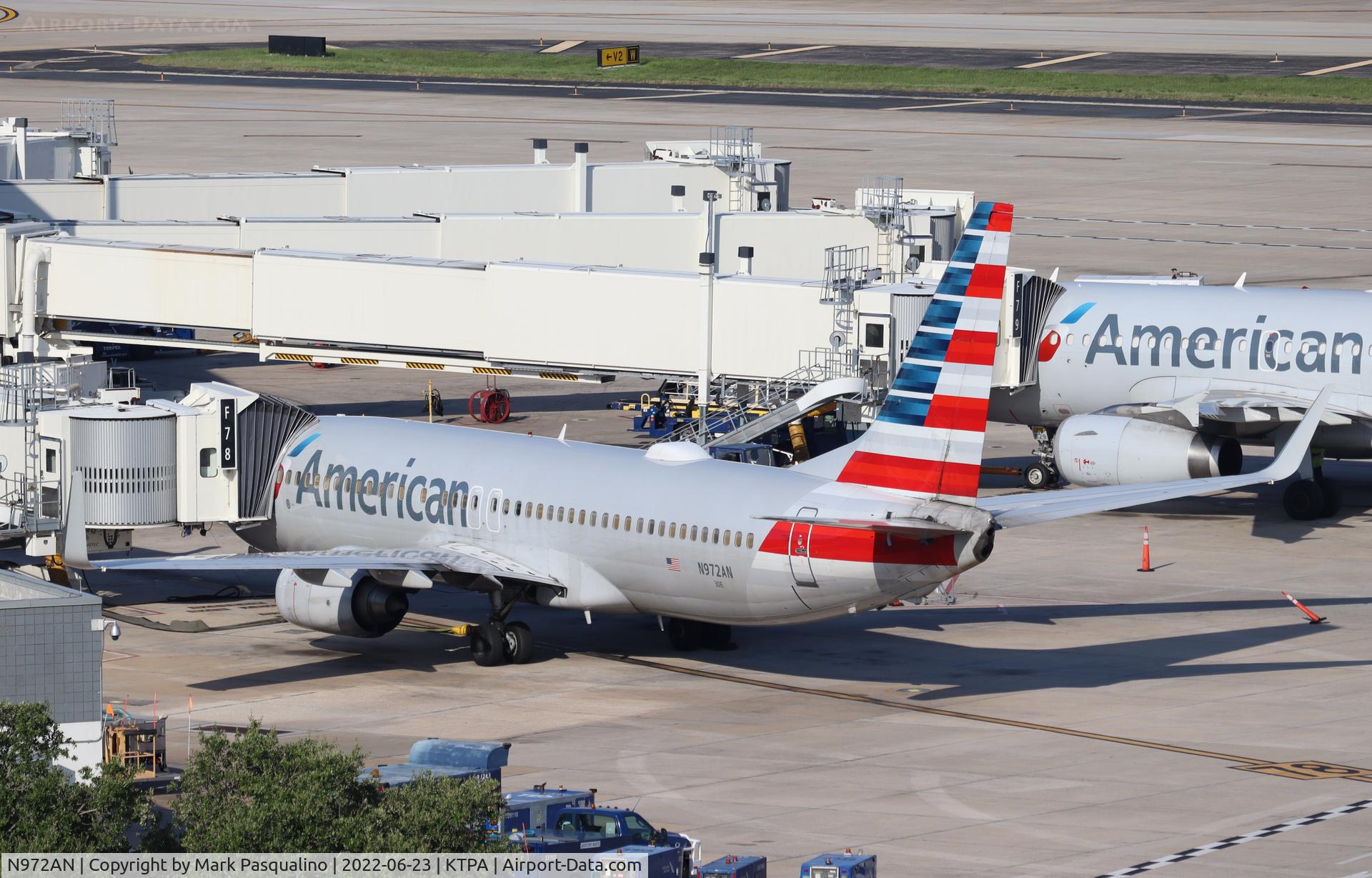 N972AN, 2001 Boeing 737-823 C/N 30097, Boeing 737-823